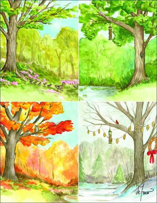 The Seasons Boxed Notecard Assortment by Defouw Geuder, Jenny