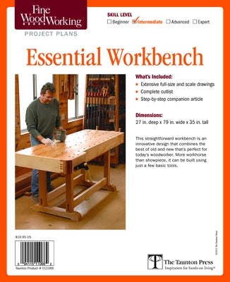 Fine Woodworking's Essential Workbench Plan by Editors of Fine Woodworking