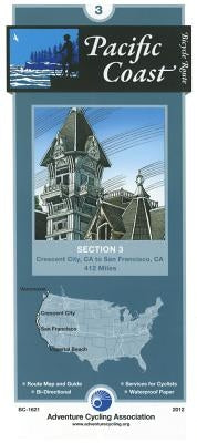 Pacific Coast Bicycle Route - 3: Crescent City, California - San Francisco, California - 412 Miles by Adventure Cycling Association