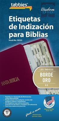 Spa-Spanish Gold-Edged Bible I: Spanish Classic Gold-Edged Bible Tabs by Tabbies