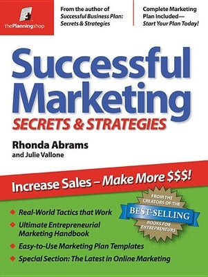 Successful Marketing: Secrets & Strategies by Abrams, Rhonda