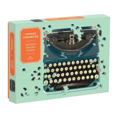 Vintage Typewriter 750 Piece Shaped Puzzle by Galison