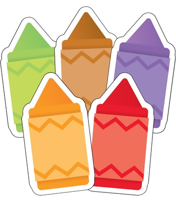 Crayons Mini Cutouts by Carson Dellosa Education