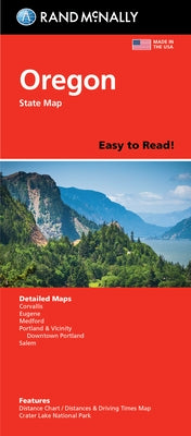 Rand McNally Easy to Read: Oregon State Map by Rand McNally