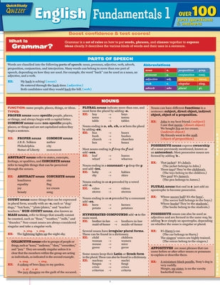 English Fundamentals 1 by Barcharts Inc