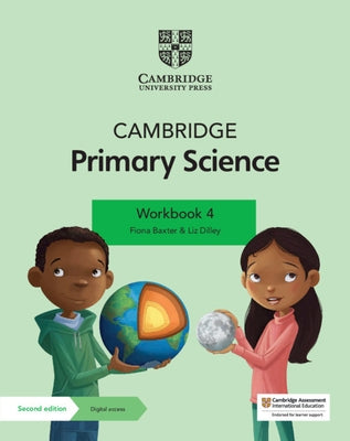 Cambridge Primary Science Workbook 4 with Digital Access (1 Year) by Baxter, Fiona