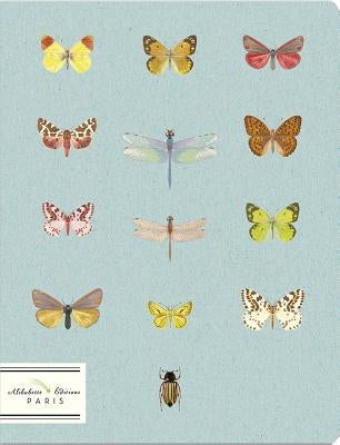 Fashion Week: Butterflies & Dragonflies on Sky Blue Background by Alibabette, Editions