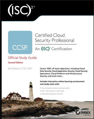 (Isc)2 Ccsp Certified Cloud Security Professional Official Study Guide by Malisow, Ben