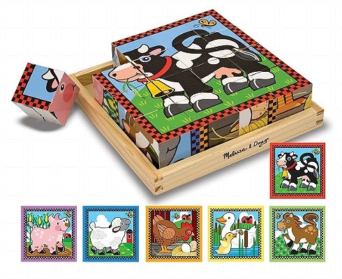 Farm Cube Wooden Puzzle by Melissa & Doug