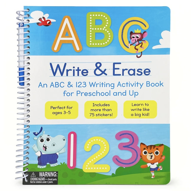 Write & Erase ABC and 123 by Cottage Door Press