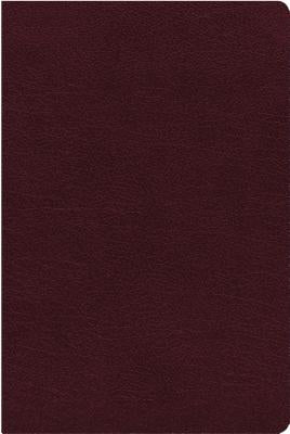 NIV, Reference Bible, Giant Print, Bonded Leather, Burgundy, Red Letter Edition, Indexed, Comfort Print by Zondervan