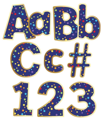 Sparkle and Shine Rainbow Confetti EZ Letters by Carson Dellosa Education