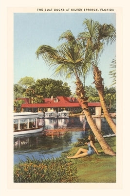 Vintage Journal Boat Docks, Silver Springs, Florida by Found Image Press