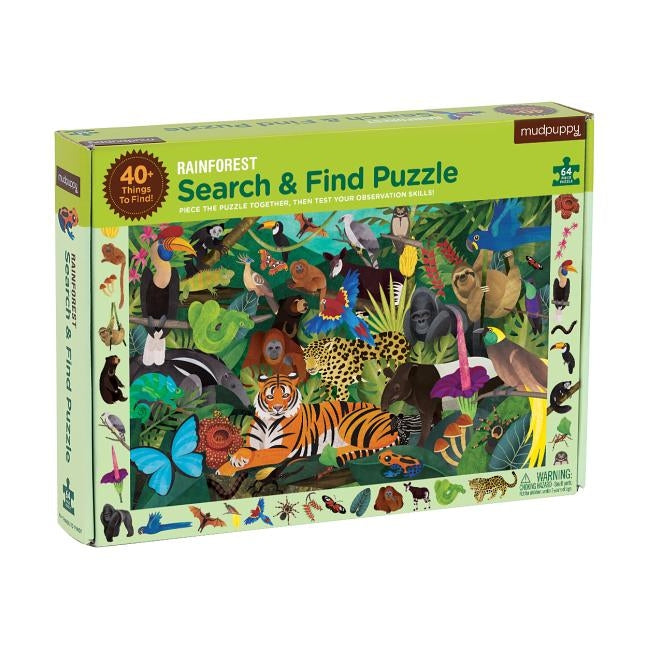 Rainforest Search & Find Puzzle by Mudpuppy