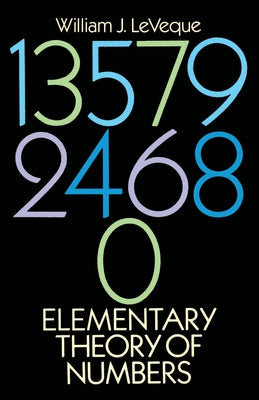 Elementary Theory of Numbers by Leveque, William J.