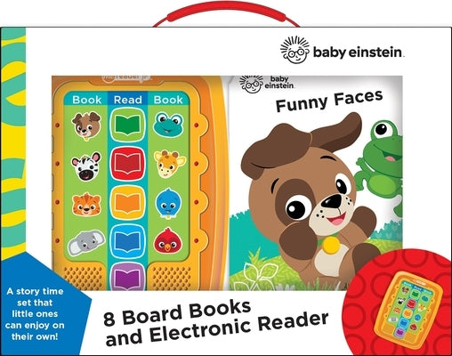 Baby Einstein: Me Reader Jr 8 Board Books and Electronic Reader Sound Book Set: Me Reader Jr: 8 Board Books and Electronic Reader by Robbins, Leslie Gray