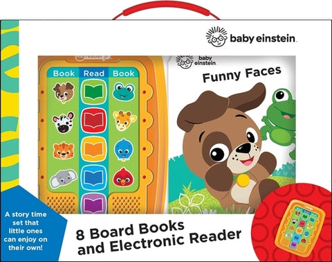 Baby Einstein: Me Reader Jr 8 Board Books and Electronic Reader Sound Book Set: Me Reader Jr: 8 Board Books and Electronic Reader by Robbins, Leslie Gray