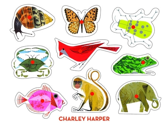 Charley Harper Classic Wooden Peg Puzzle by Harper, Charley