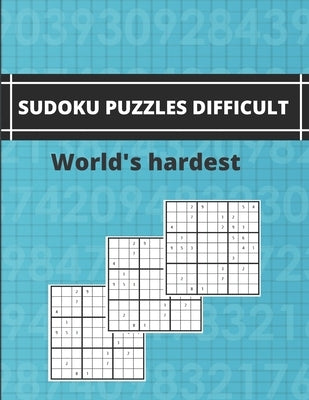 Sudoku Puzzles Difficult World's Hardest: Very hard Sudoku Puzzles - suduko puzzle books for adults large print - Makes a Great Gift for Adults, Grand by Marles, Paul