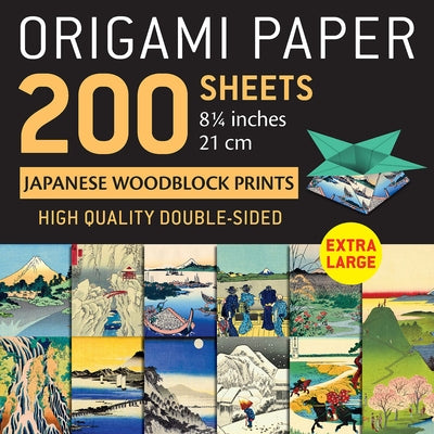 Origami Paper 200 Sheets Japanese Woodblock Prints 8 1/4: Extra Large Tuttle Origami Paper: Double Sided Origami Sheets Printed with 12 Different Prin by Tuttle Publishing