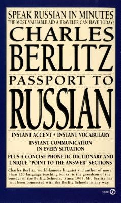 Passport to Russian: Speak Russian in Minutes by Berlitz, Charles