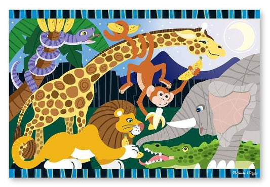 Safari Social Floor Puzzle (24 Pc) by Melissa & Doug