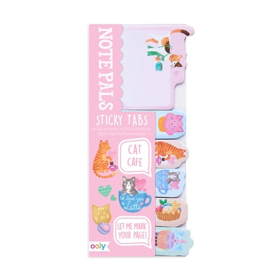 Note Pals Sticky Tabs - Cat Cafe (1 Pack) by Ooly