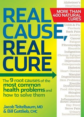 Real Cause, Real Cure: The 9 Root Causes of the Most Common Health Problems and How to Solve Them by Teitelbaum, Jacob