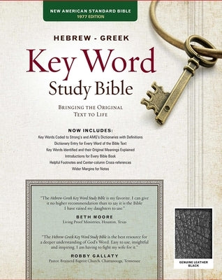 Hebrew-Greek Key Word Study Bible-NASB: Key Insights Into God's Word by Zodhiates, Spiros