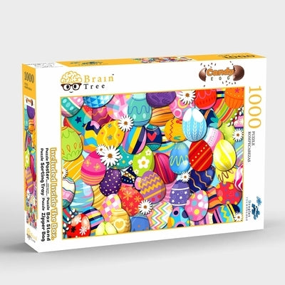 Brain Tree - Candy Egg 1000 Piece Puzzle for Adults: With Droplet Technology for Anti Glare & Soft Touch by Brain Tree Games LLC