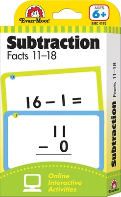 Flashcards: Subtraction Facts 11-18 by Evan-Moor Corporation