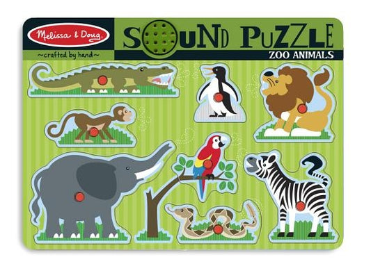Zoo Animals Sound Puzzle [With Battery] by Melissa & Doug