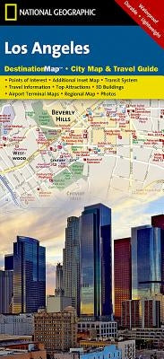 Los Angeles Map by National Geographic Maps