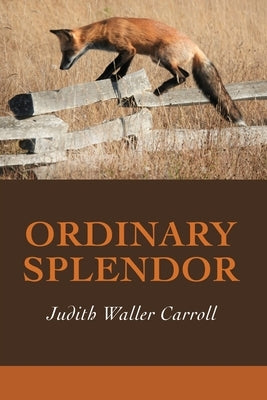 Ordinary Splendor by Carroll, Judith Waller