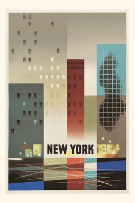 Vintage Journal Abstract New York City by Found Image Press