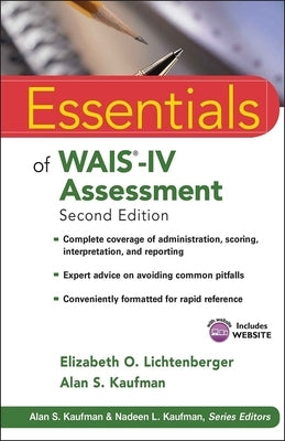 Essentials of Wais-IV Assessment [With CDROM] by Lichtenberger, Elizabeth O.