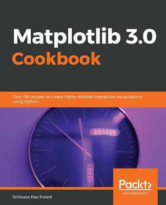 Matplotlib 2.x Cookbook by Rao Poladi, Srinivasa