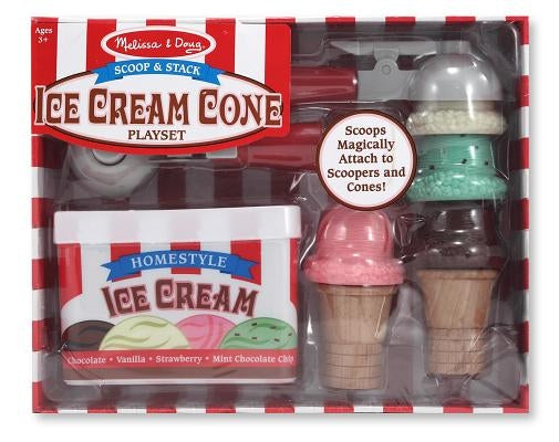 Scoop & Stack Ice Cream Cone Playset by Melissa & Doug