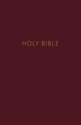 NKJV, Pew Bible, Hardcover, Burgundy, Red Letter Edition by Thomas Nelson