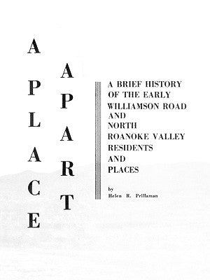Place Apart by Prillaman, Helen R.