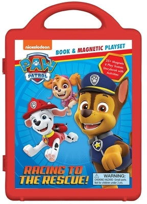 Nickelodeon Paw Patrol: Racing to the Rescue!: Book & Magnetic Play Set by Froeb, Lori C.