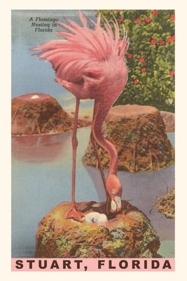 Vintage Journal Flamingo Nesting in Stuart, Florida by Found Image Press