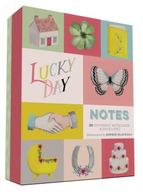 Lucky Day Notes: 20 Different Notecards & Envelopes by Blackall, Sophie