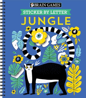 Brain Games - Sticker by Letter: Jungle by Publications International Ltd