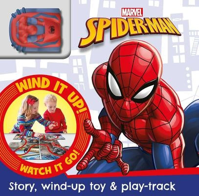 Marvel Spider-Man: Busy Board with Wind-Up Car & Track [With Toy] by Igloobooks