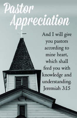 We Love Our Pastors Bulletin (Pkg 100) Pastor Appreciation by Broadman Church Supplies Staff