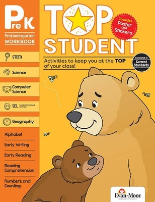 Top Student, Pre-Kindergarten Workbook by Evan-Moor Corporation