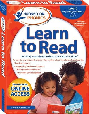 Hooked on Phonics Learn to Read - Level 2, 2: Early Emergent Readers (Pre-K Ages 3-4) by Hooked on Phonics