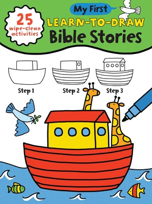 My First Learn-To-Draw: Bible Stories: (25 Wipe Clean Activities + Dry Erase Marker) by Madin, Anna