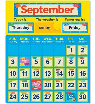 Tape It Up! Calendar Bulletin Board by Scholastic